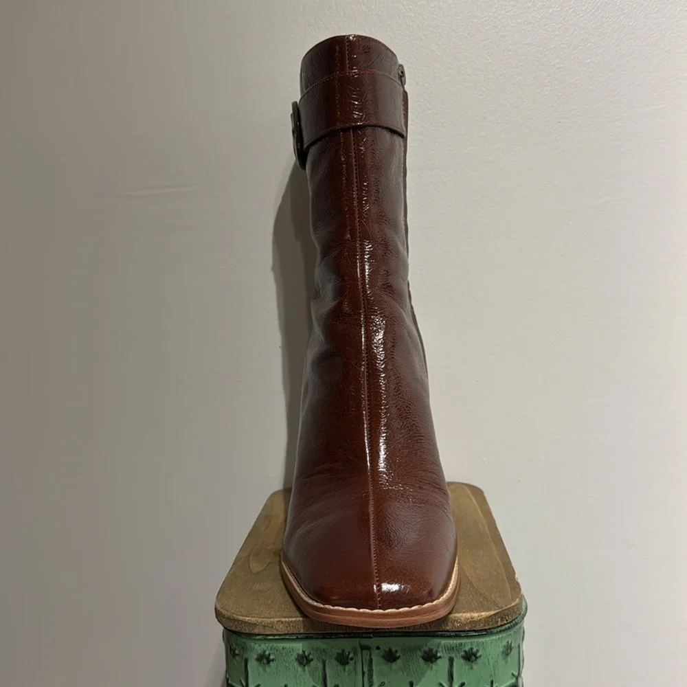 Nine West Brown Heeled Boots for Stylish Comfort - Picture 2 of 12